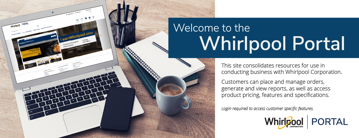 Welcome To The New Whirlpool Portal